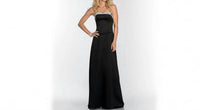 Last Dress - Gilded Simplicity Strapless Prom Gown