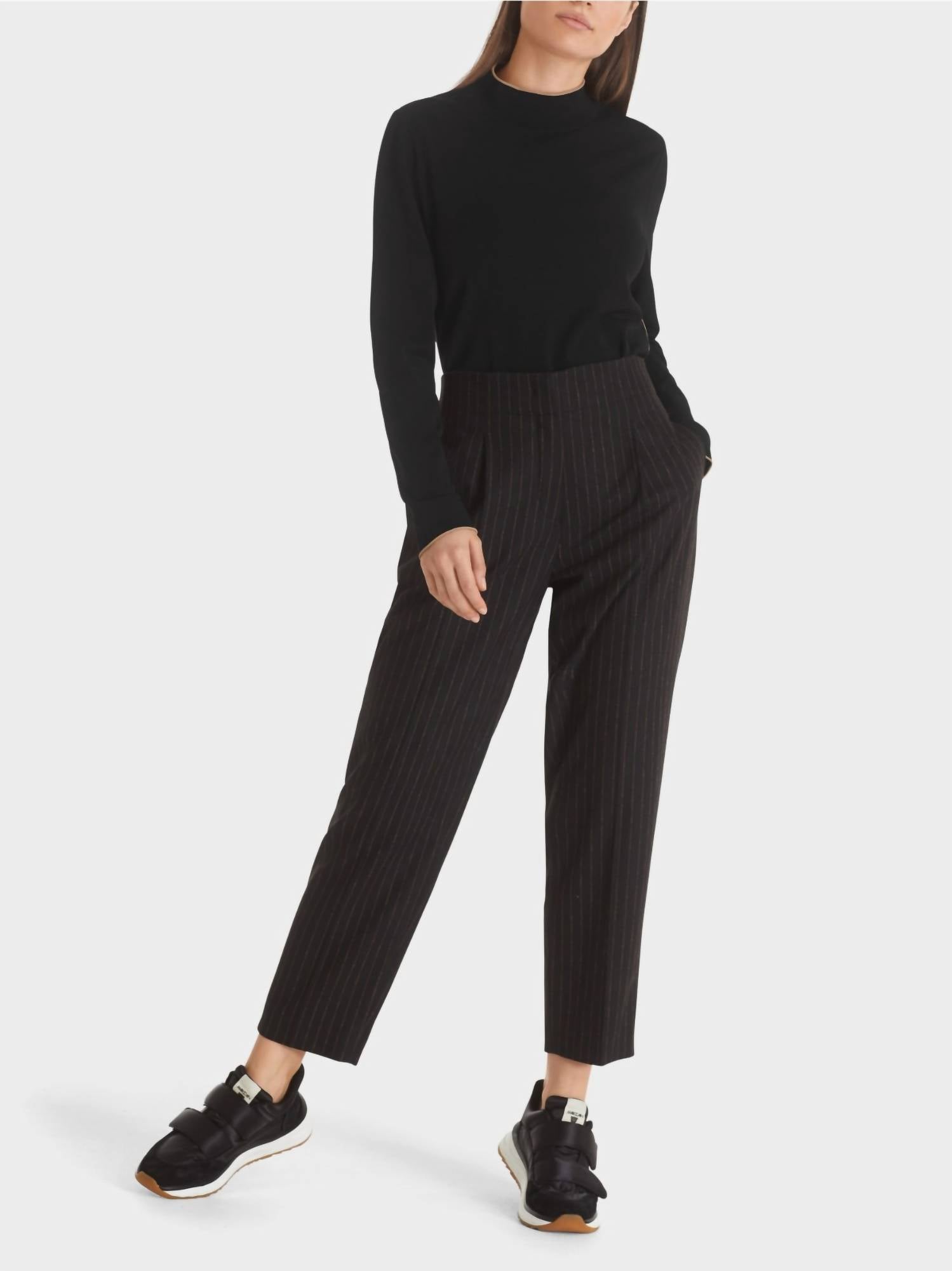 Marc Cain - Wool Blend Straight Trouser