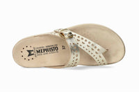 MEPHISTO Women's Helena Perf Sandals in gold - women's sandal - alternate view