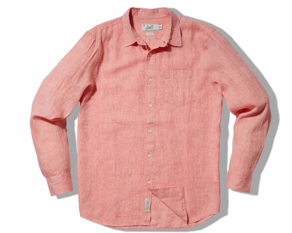 Grayers - Men's Nantucket Yarn Dyed Linen Shirt