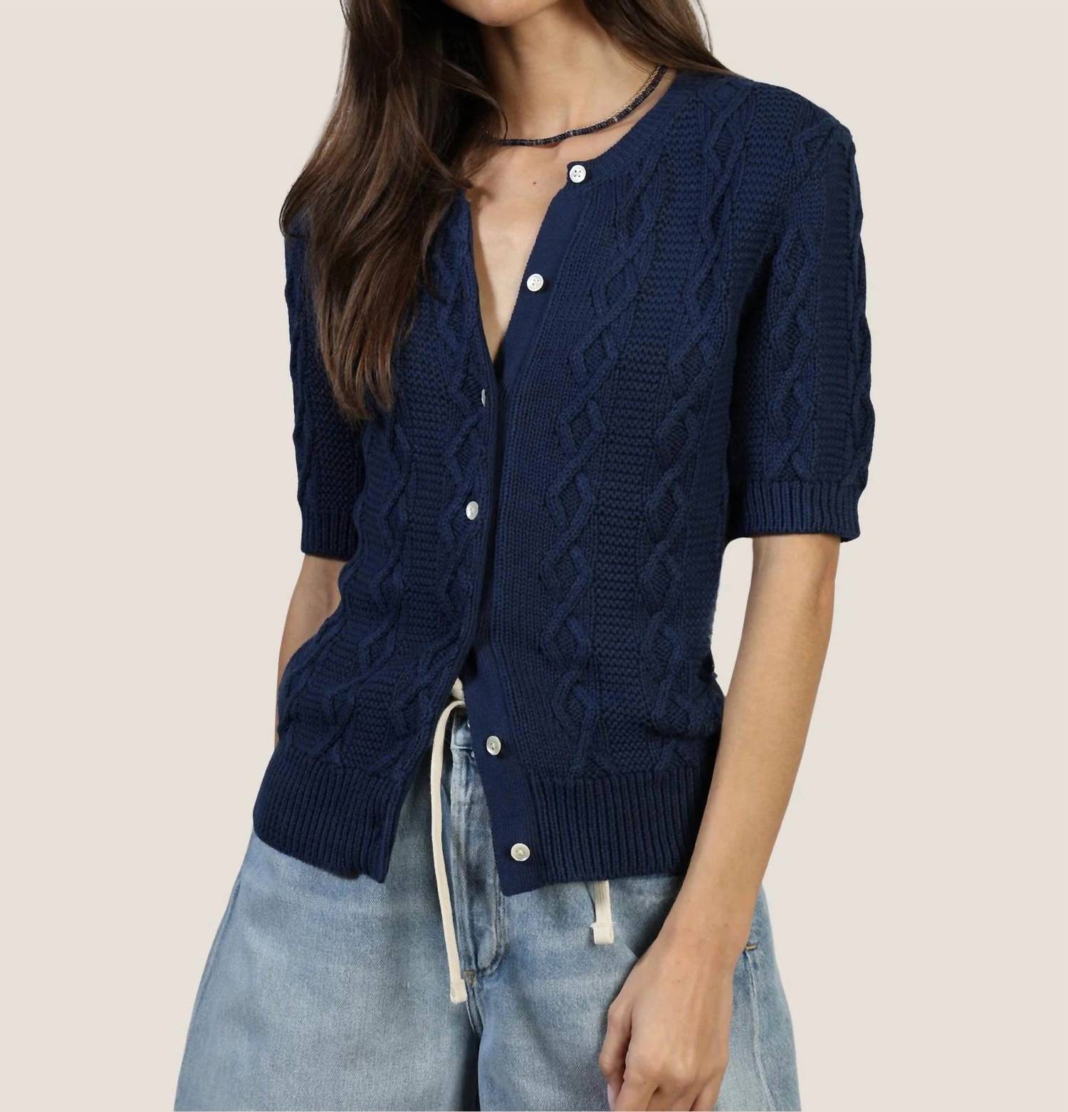 Dylan - Cable Knit Cardigan