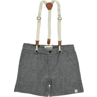 Me & Henry - Boy's Captain Shorts With Removable Suspenders