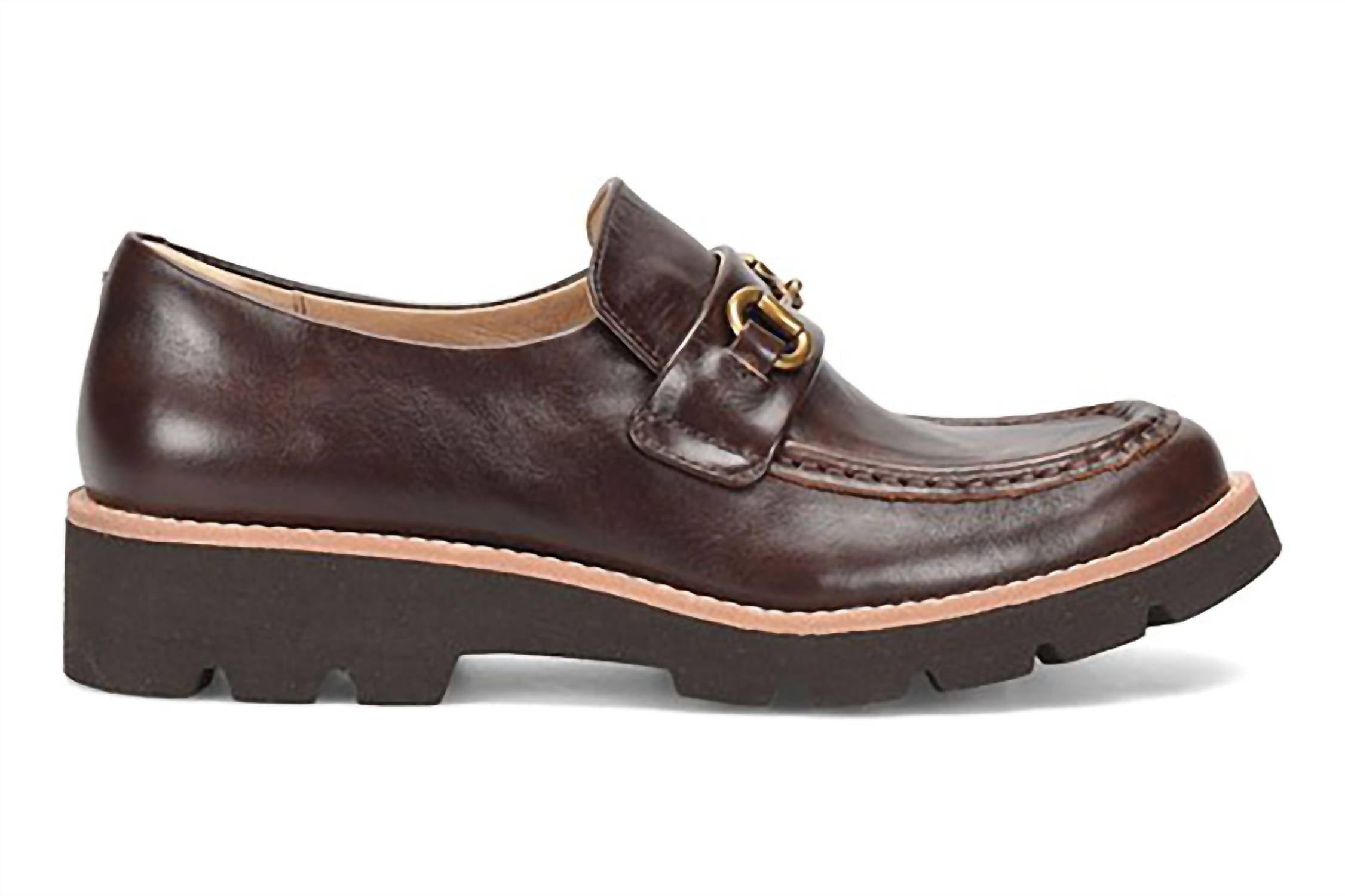Sofft Women's Prewitt Loafer in chocolate - women's flats