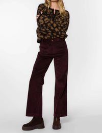 Velvet Heart Becker High Rise Flare Jeans in deep plum - women's jeans - view 4
