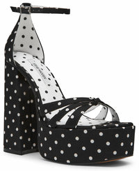 Steve Madden - Women's Retro Strappy Block Heel Platform Dress Sandals