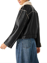 STEVE MADDEN Tilia Coat in black - women's jacket - alternate view