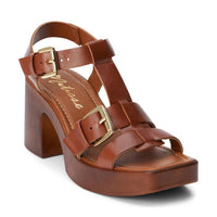 Matisse Women's Harrison Heeled Sandal in cognac - women's sandal