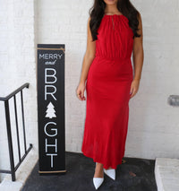 Act Pretty - Slinky Knit Maxi Dress