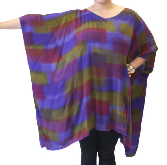 Modesce - Hand Painted Katie Poncho Tunic