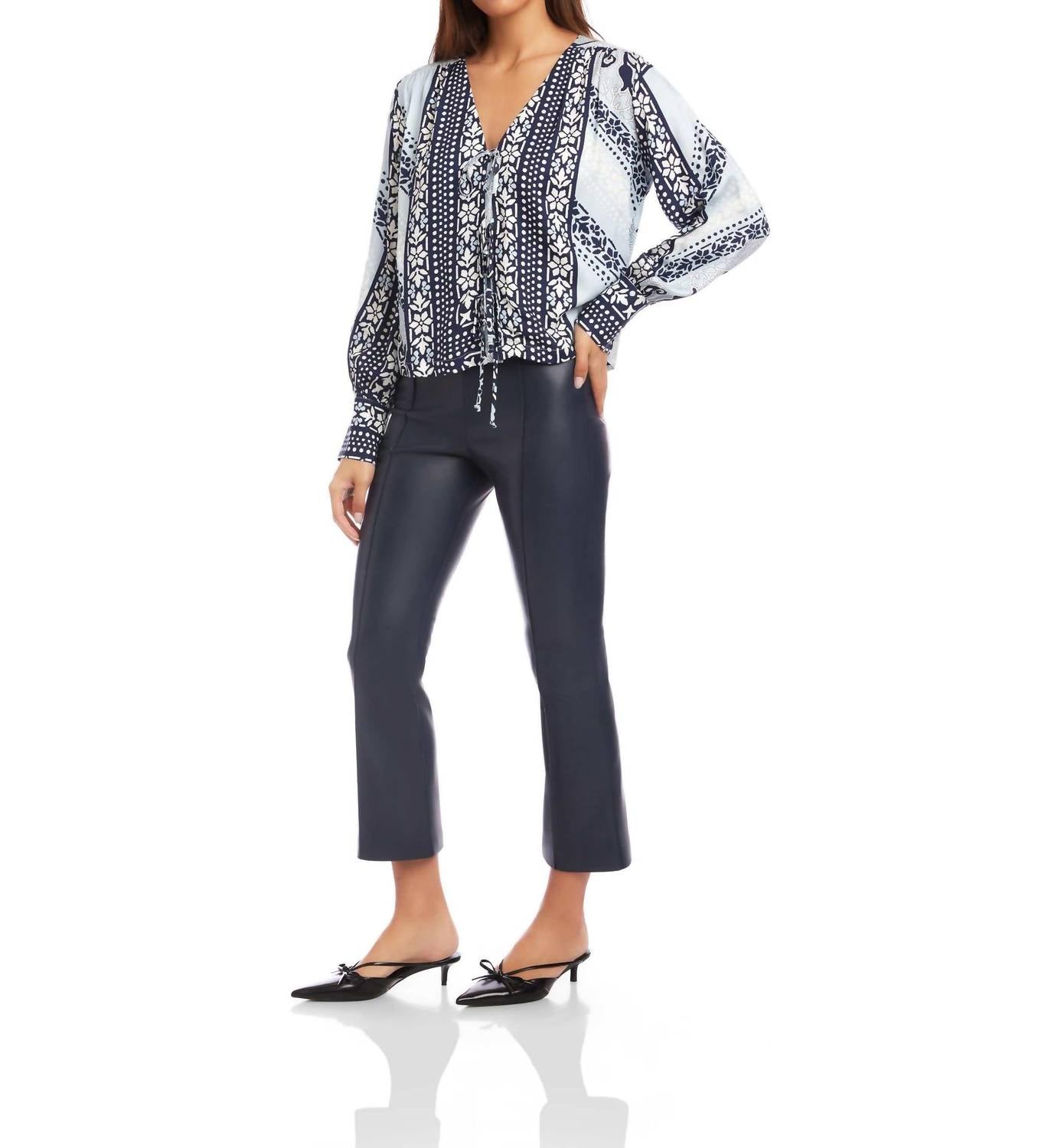 Fifteen Twenty - Kayla Bow Detail Blouse