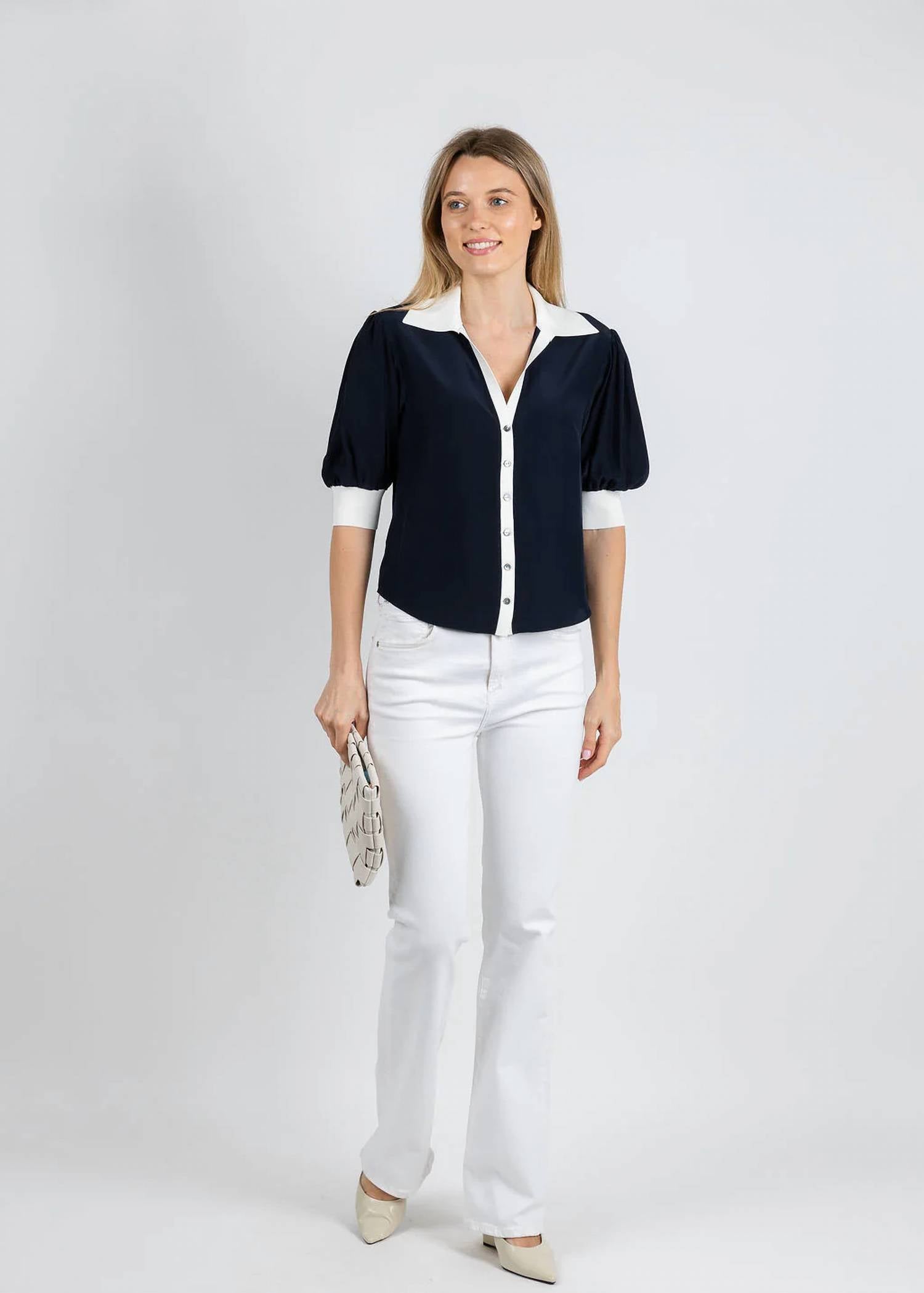 Cinq A Sept - Weiley Button Front Top