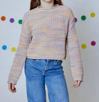 Design History - Girls Rainbow Combo Sweater