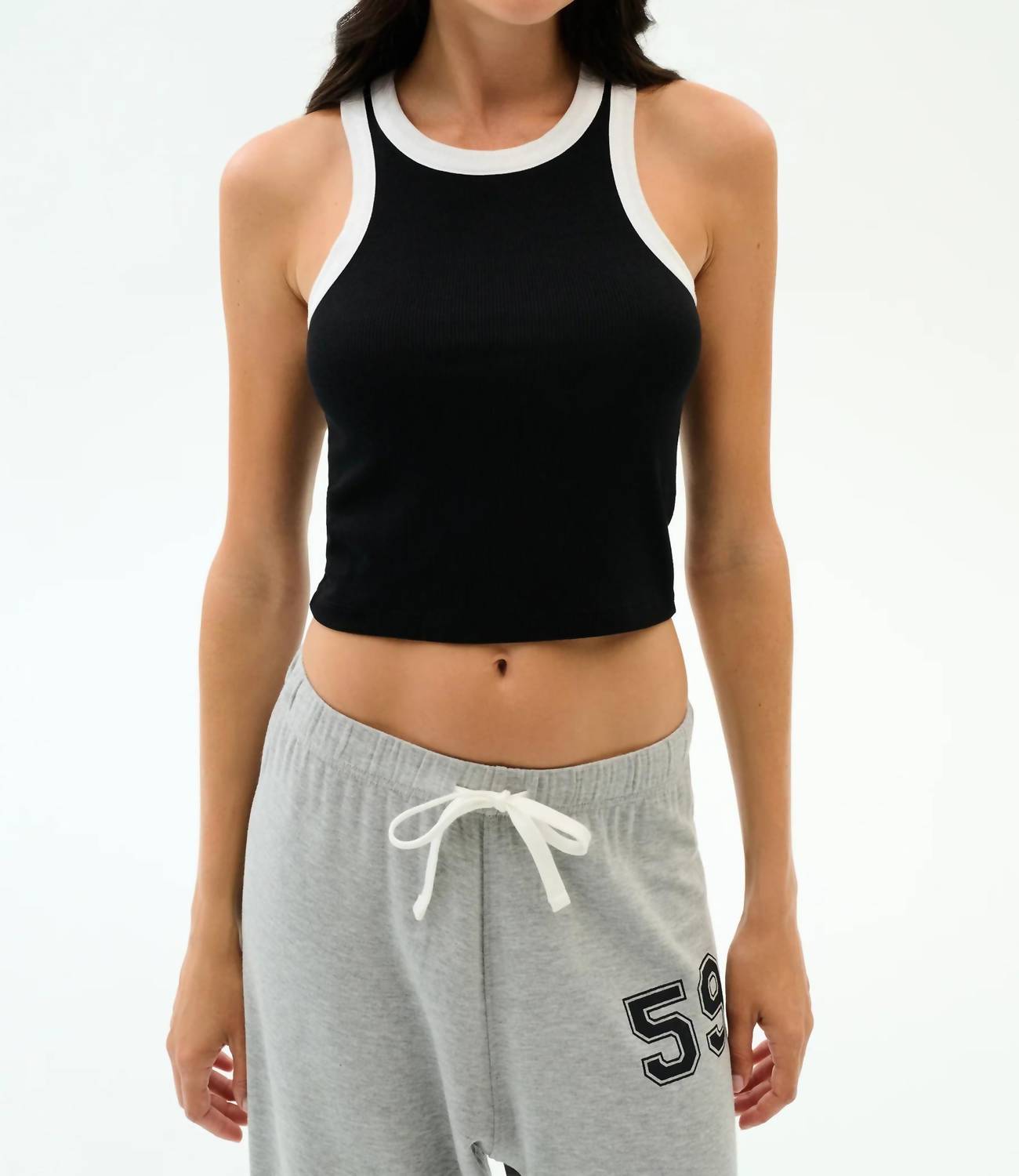 Splits59 - Kiki Rib Crop Tank Top