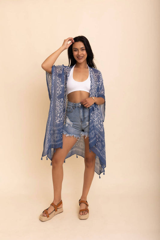 Leto - Boho Festival Lightweight Mandala Kimono