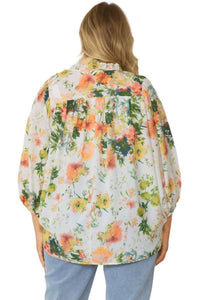 Entro - Spring Haiku Floral Blouse