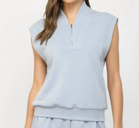 Fate - Sleeveless Zip-up Top