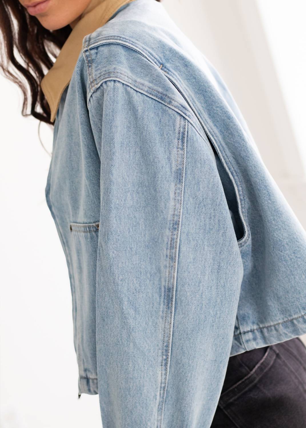 Blanknyc - Coffee Run Denim Barn Jacket
