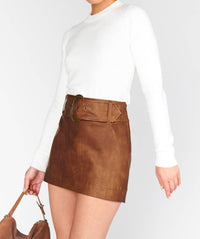 Show Me Your Mumu - Maverick Faux Leather Mini Skirt