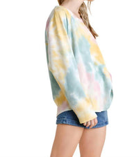 Umgee - Raglan Sleeve Raw Edged Top