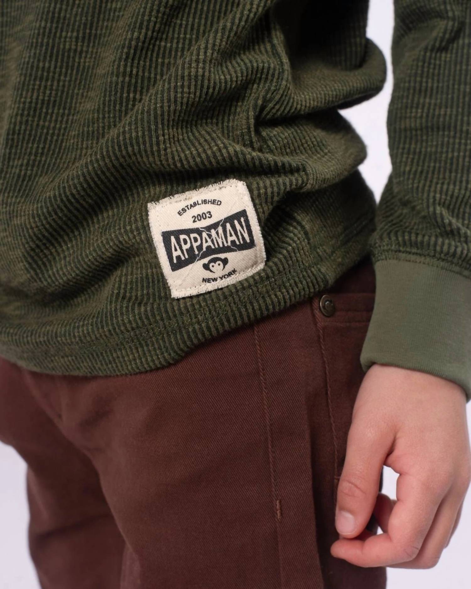 Appaman - Craftsman Thermal Henley Top