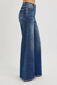 Risen - High Rise Wide Leg Jeans