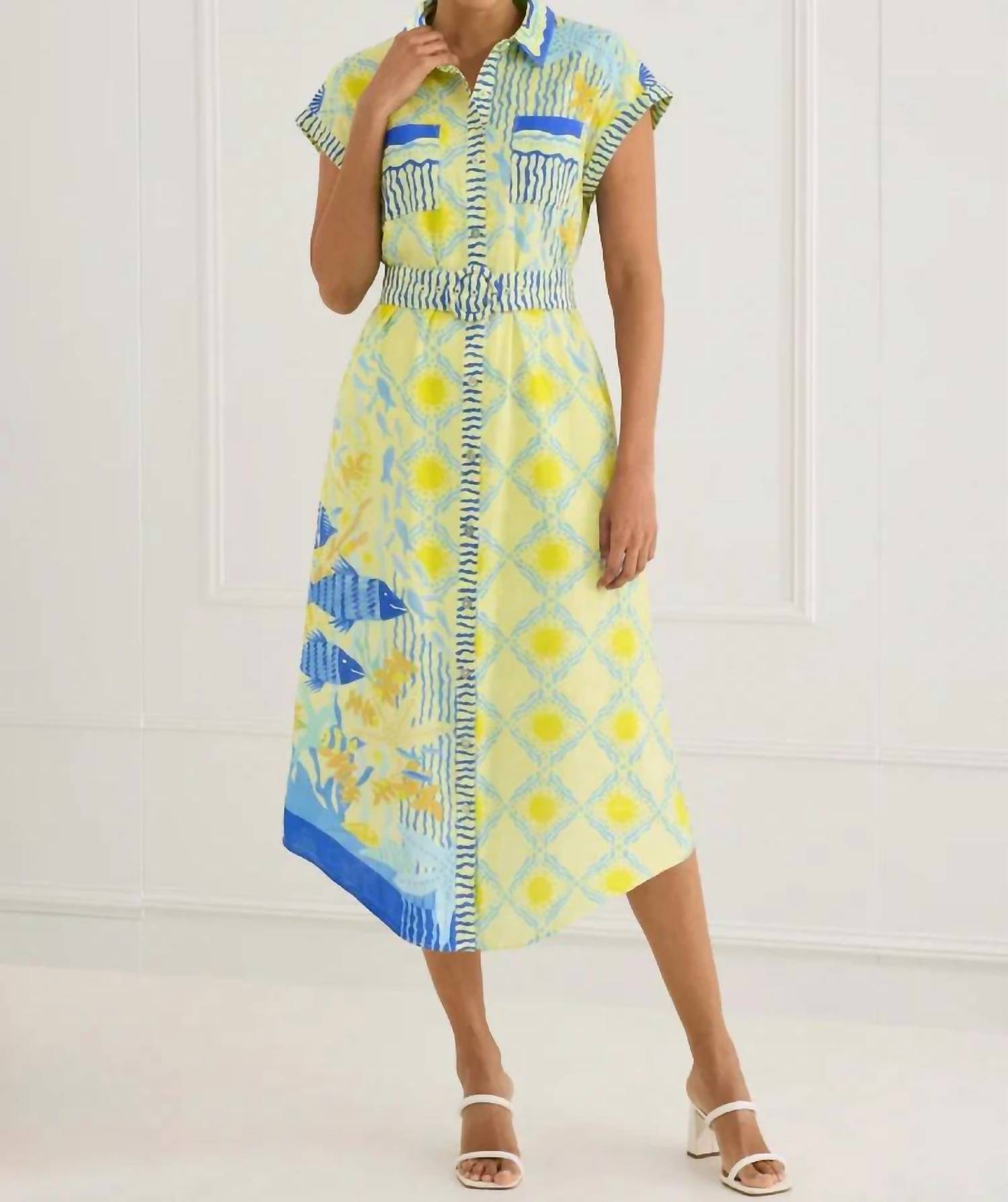 Alivia - Golden Reef Willa Dress