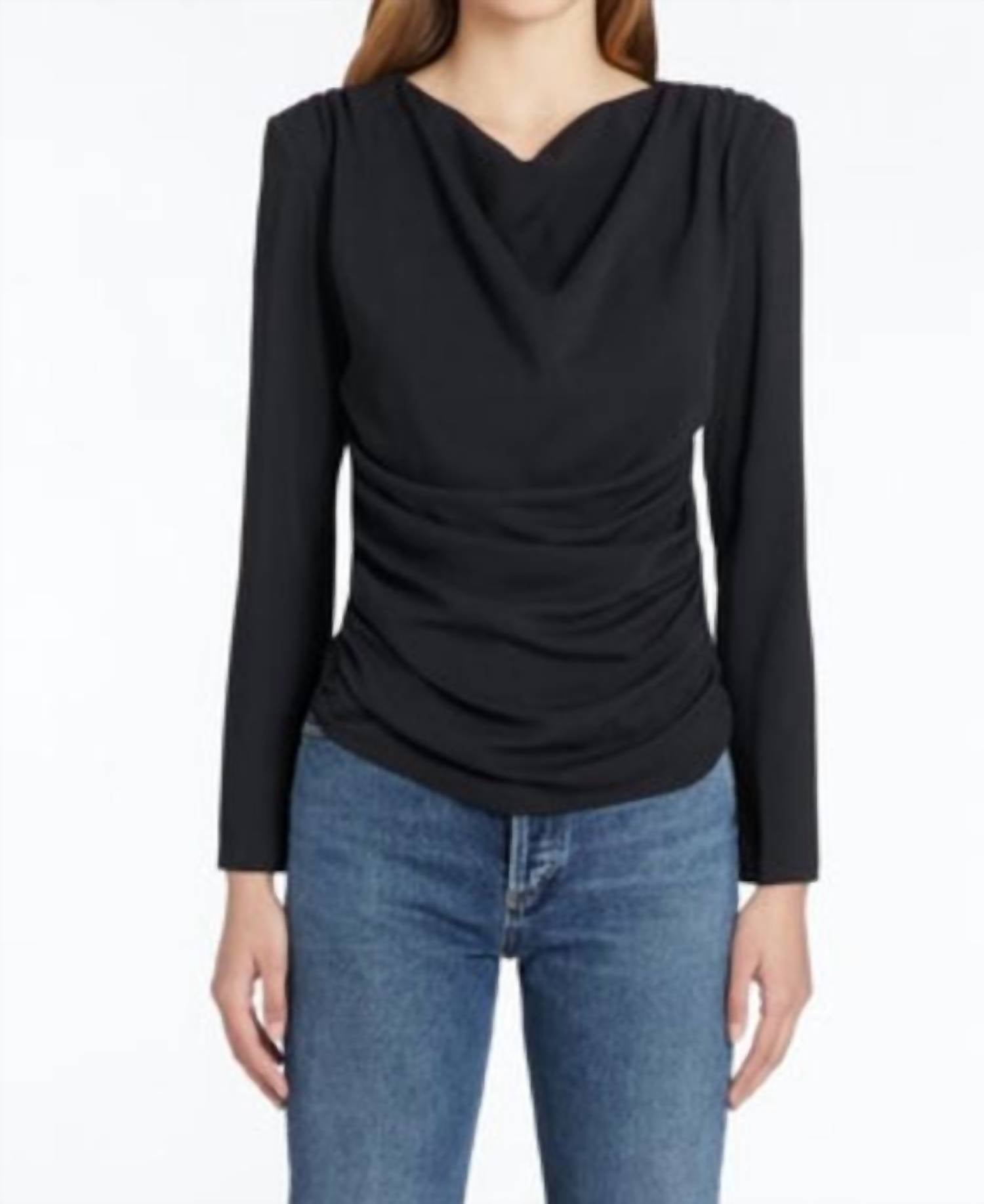 Amanda Uprichard - Long Sleeve Fersia Top