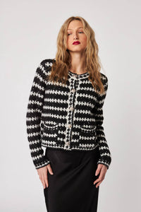 John + Jenn - Henri Striped Cardigan Top