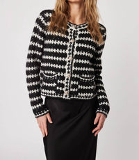 John + Jenn - Henri Striped Cardigan Top