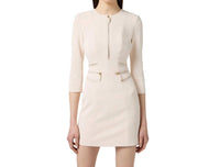 Elisabetta Franchi - Double Layer Crepe Zip Dress