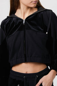 DUAL FABRIC SWEATSHIRT