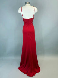 Faviana - Women's V Neck Prom Dress - Plus