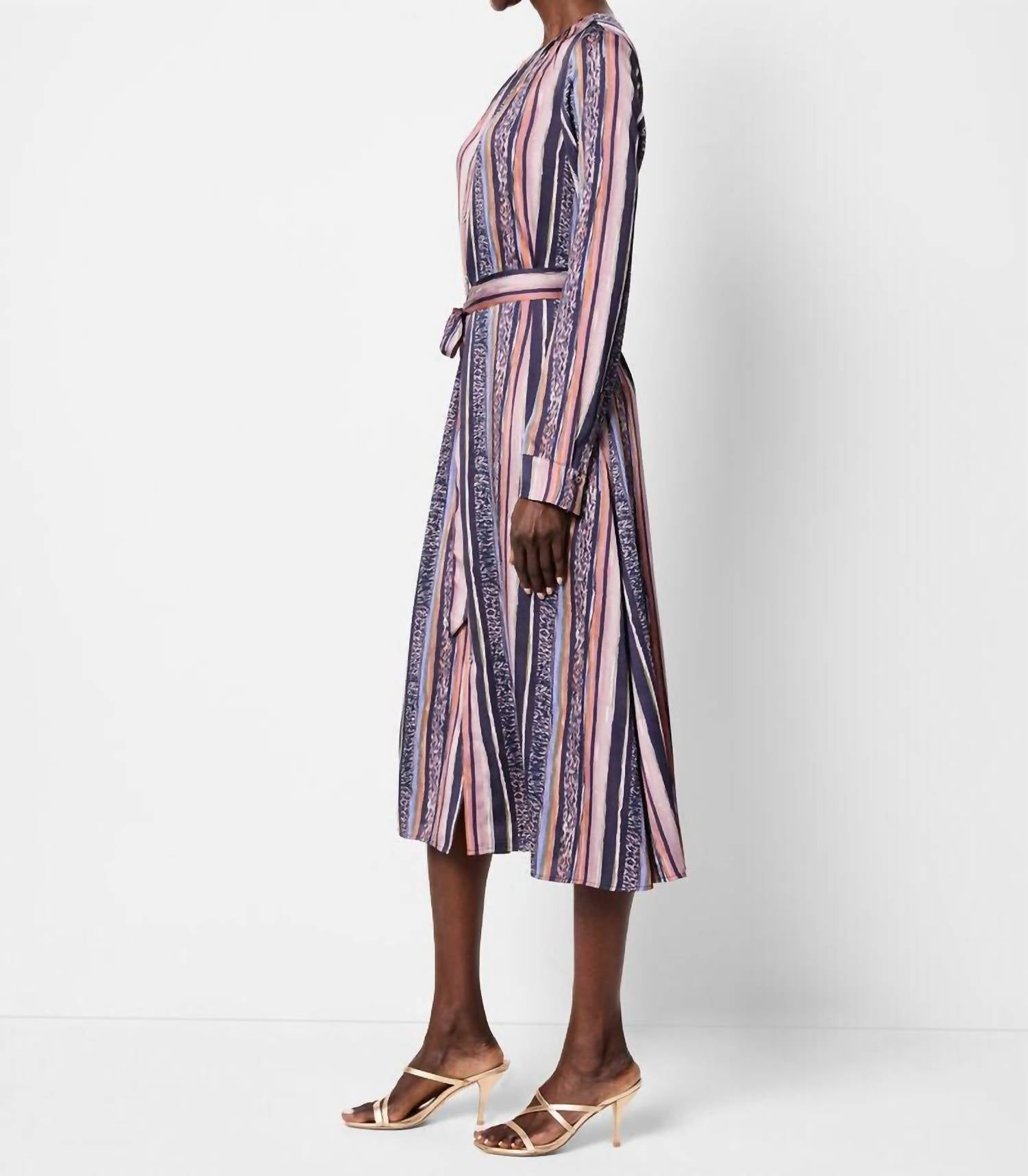 Nic + Zoe - Animal Stripe Loren Dress