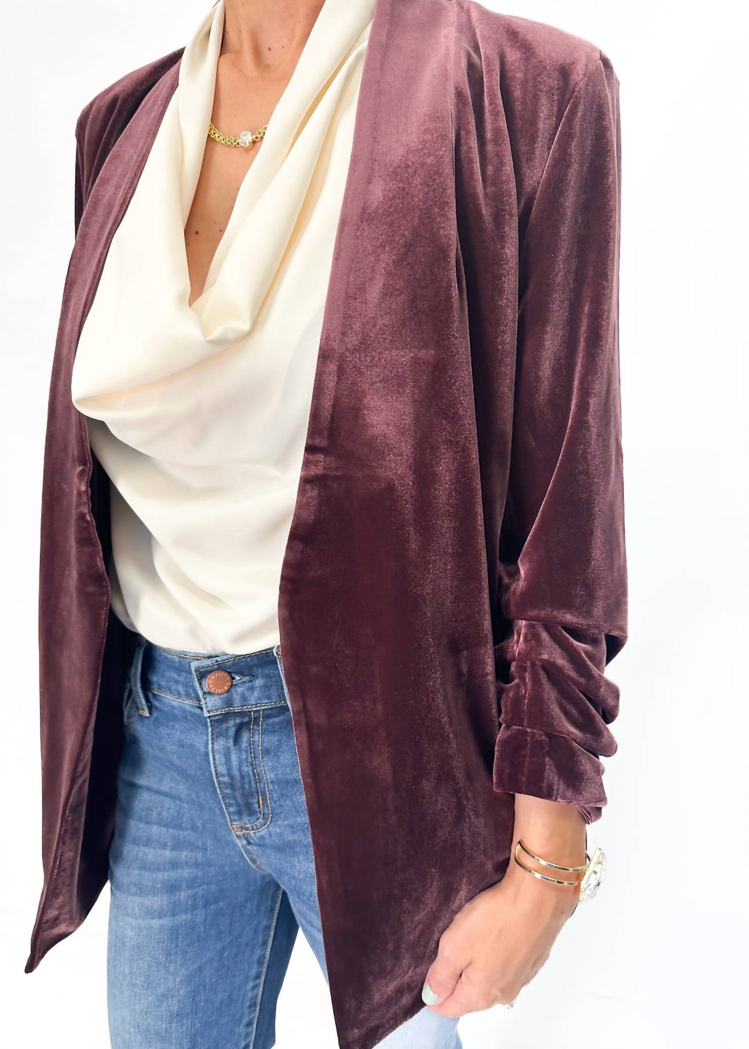 Bishop + Young - Velvet Blazer