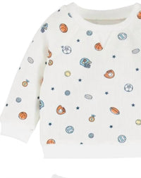 Mudpie - Sports Print Baby Outfit Set