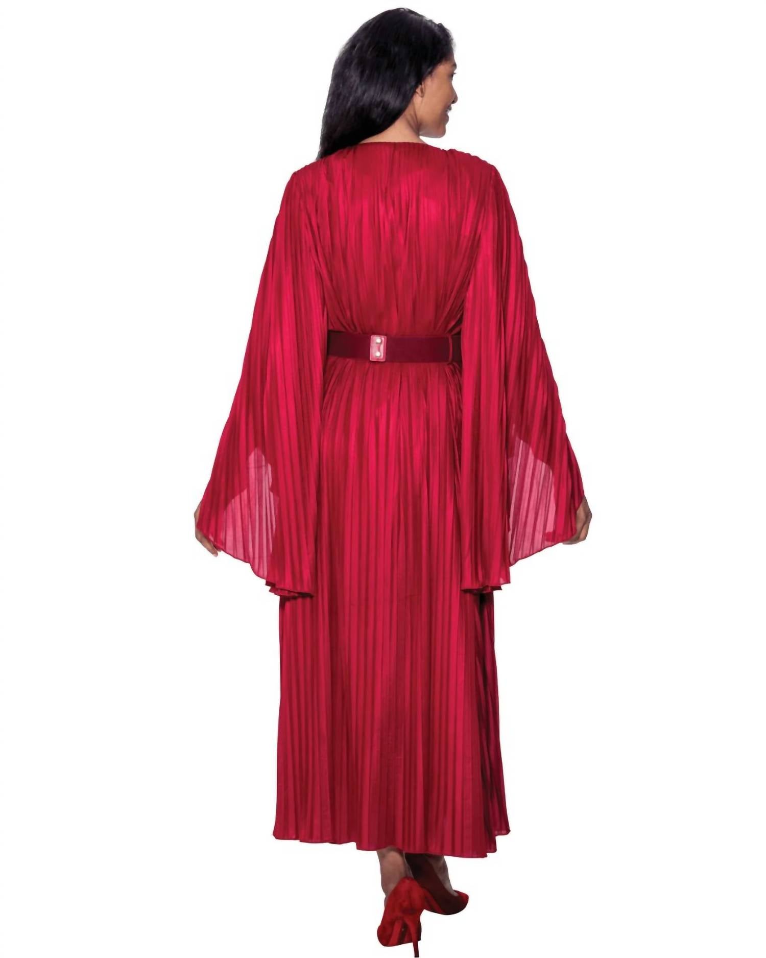 Dorinda Clark Cole - Queenly Grace Belted Dress