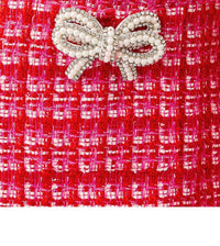 Lilly Pulitzer Kimia Jacket in cranberry red fiesta boucle 1 - women's jacket - view 6