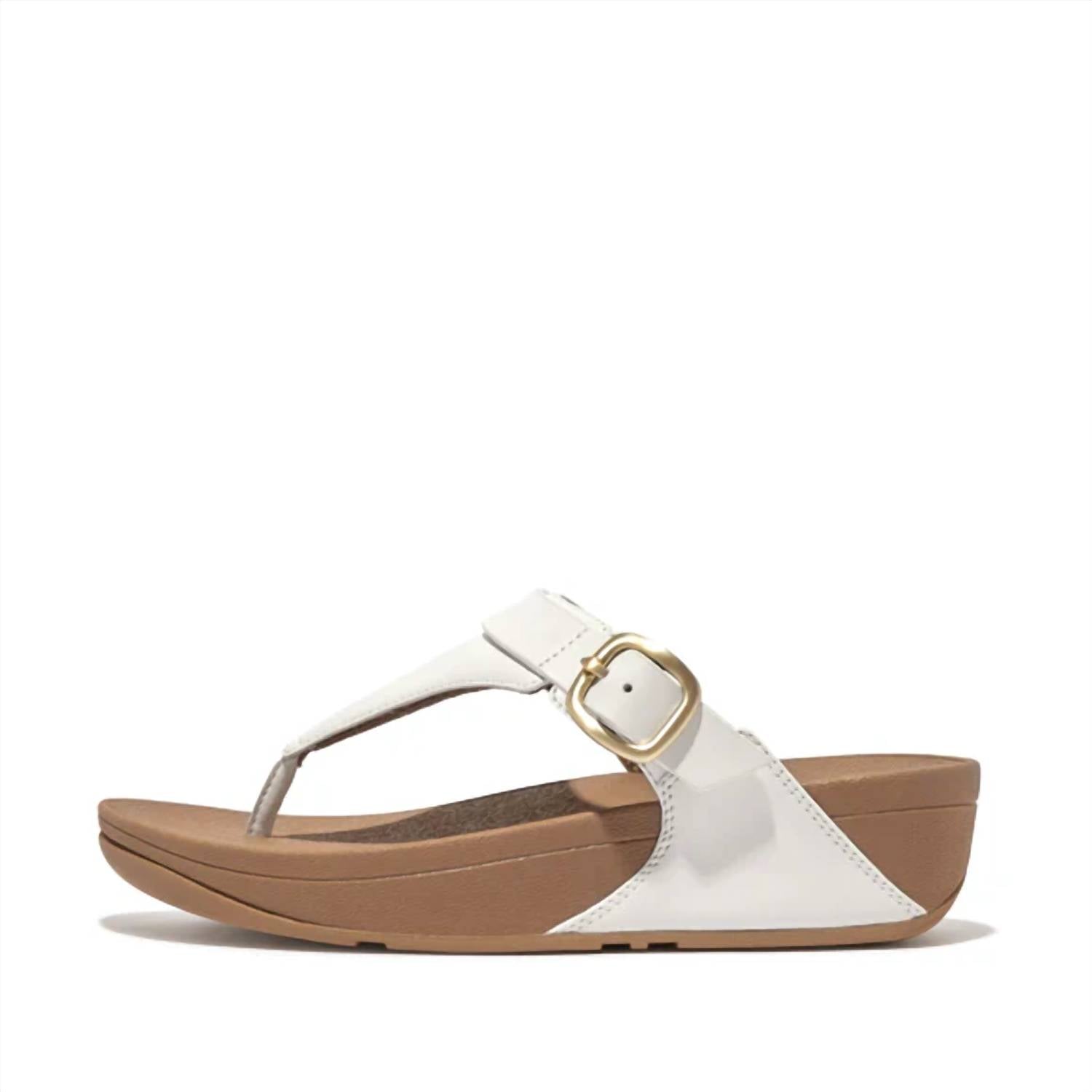 Fitflop - Women's Lulu Adjustable Leather Toe-post Sandals