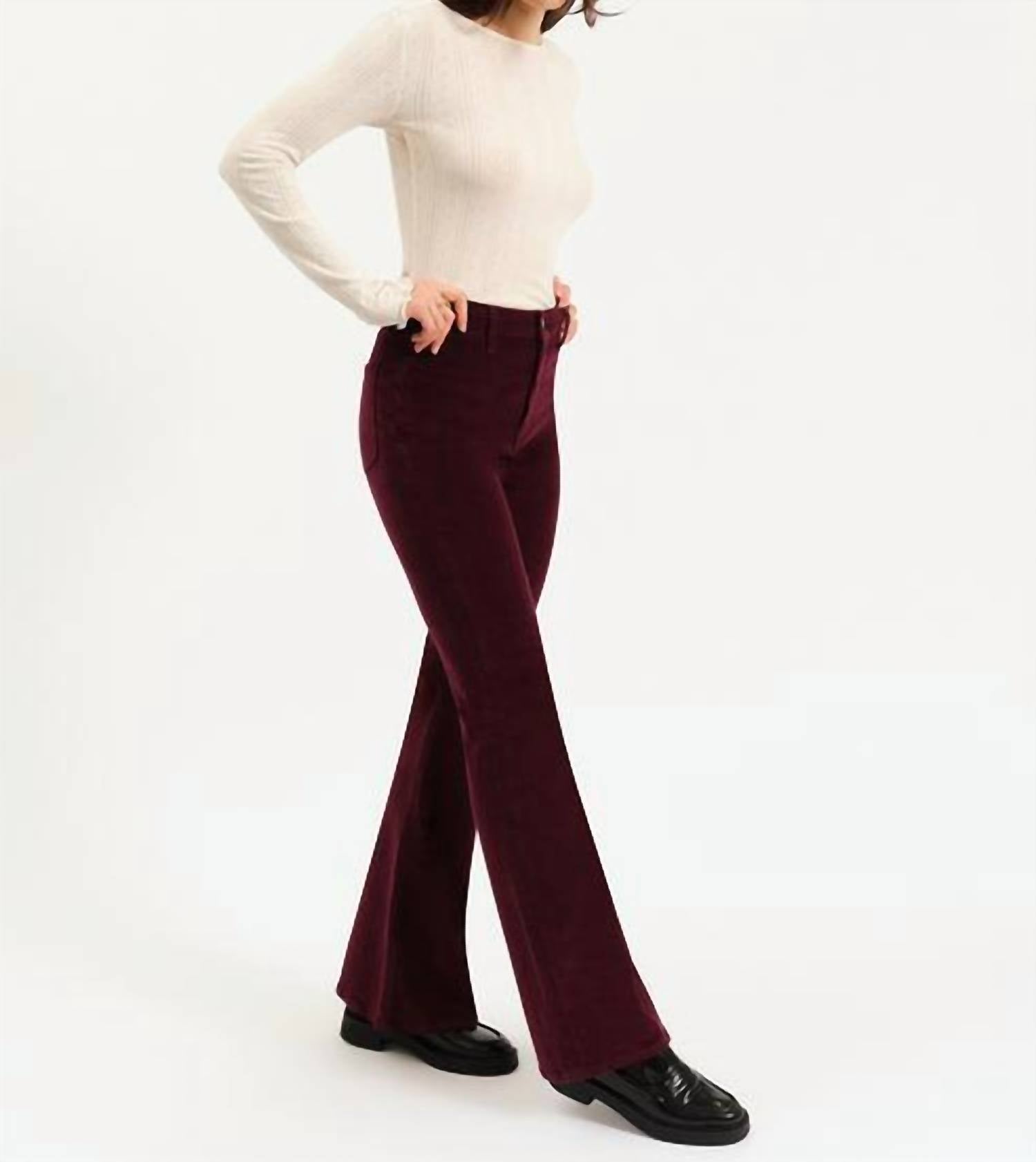 Daze - Sunset High Rise Flare Leg Pants