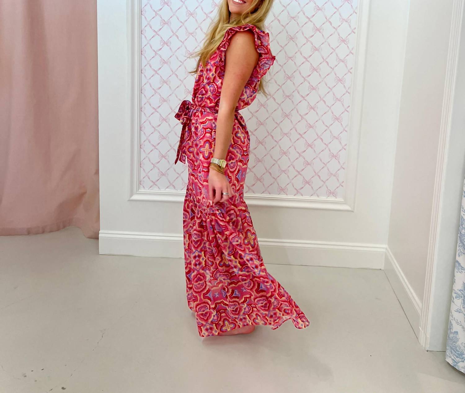 Joy Joy - Tiered Ruffle Maxi Dress