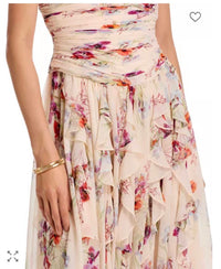 cinq a sept Gayla Dress in oat milk - women's dress - detail view