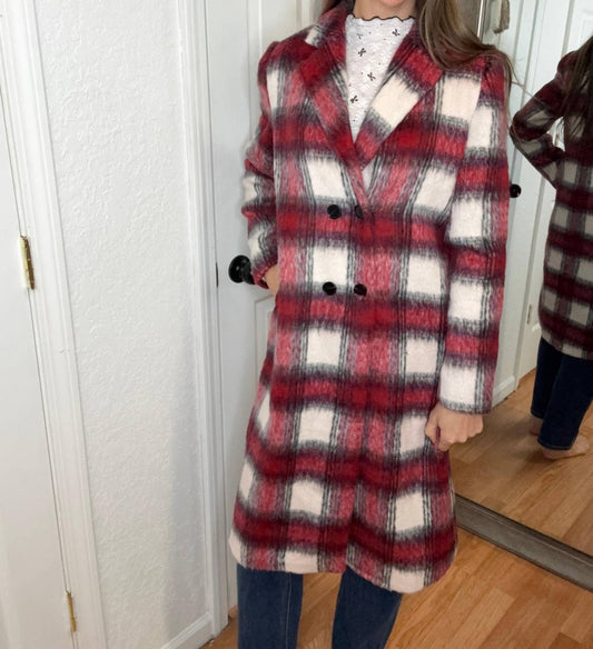 Vocal Apparel - Raelynn Plaid Winter Jacket