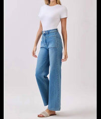 Letter To Juliet - Enzo Diamond Pocket Wide Leg Flare Jeans
