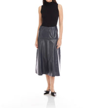 Fifteen Twenty - Bronwyn Faux Patent Leather Midi Skirt