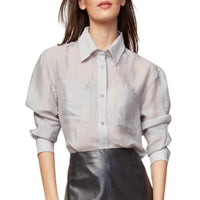 Adroit Atelier - Bijou Transparent Buttoned Up Blouse