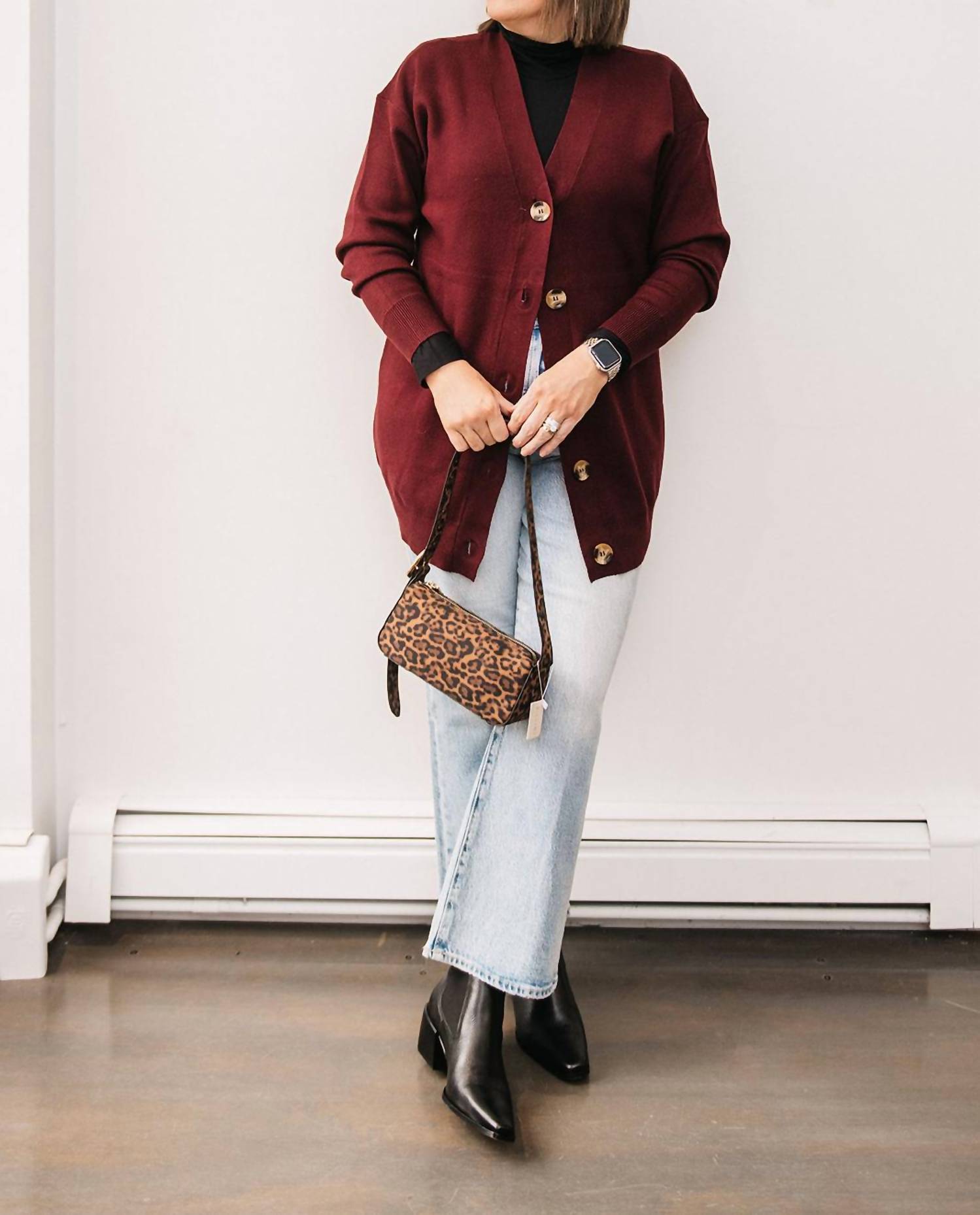 Rd Style - Long V-neck Cardigan