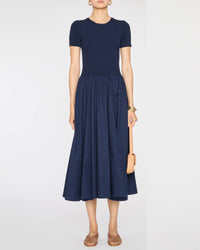 Staud - Ysabel Crewneck Midi Dress
