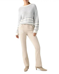 Sanctuary Velveteen Hayden Bootcut Pant in cream - women's pants