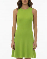Saints & Hearts - Sleeveless Ribbed Swing Dress