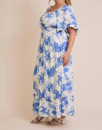 Gilli - Indigo Bloom Maxi Dress